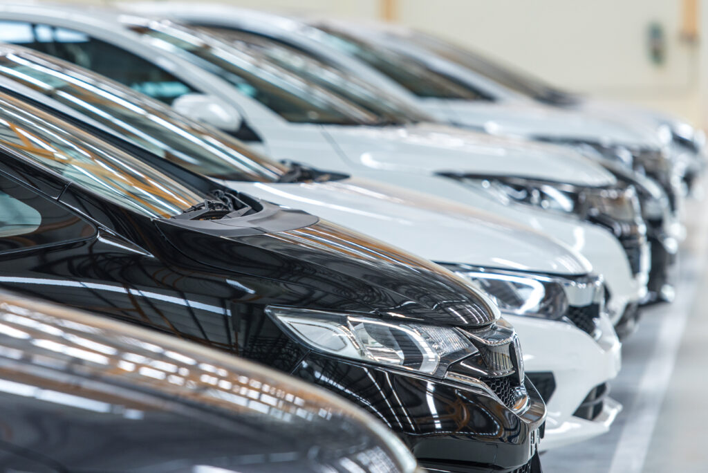 Many cars available for executive hire